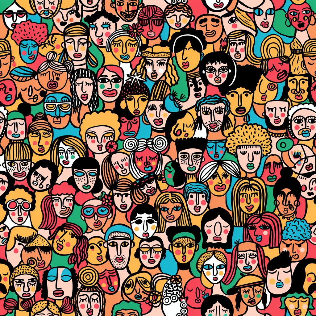 Faces Pattern